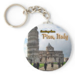 The Leaning Tower of Pisa, Italy keychains