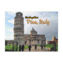 The Leaning Tower of Pisa, Italy postcards