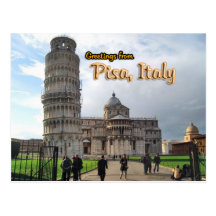 The Leaning Tower of Pisa, Italy Postcards