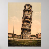 The Leaning Tower of Pisa, Tuscany, Italy Poster