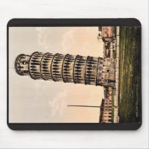 The Leaning Tower, Pisa, Italy classic Photochrom Mouse Mat