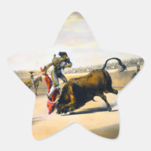 The Leap or Salta Tras Cuernos Sticker