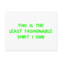 The least fashionable shirt I own postcards