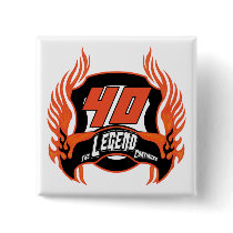 The Legend 40th Birthday Gifts Buttons