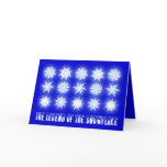 THE LEGEND OF THE SNOWFLAKE... cards