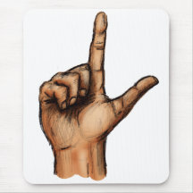 The Letter L Mousepads