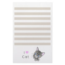 The letter paper of cats レター用品デザイン