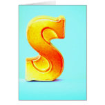 The Letter "S" Greeting Card