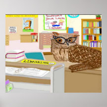 The Librarian Print