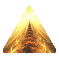 The Light at the End of the Tunnel Triangle Stickers