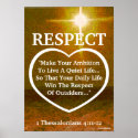 The Light Of Respect Bible Verse-Customise posters
