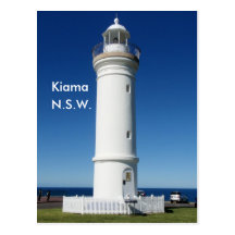 The lighthouse post card