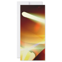 The Lights - Modern Abstract Sci-Fi Customized Rack Card
