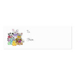 The Line Up Gift Tag Business Cards