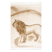 The Lion Customized Stationery
