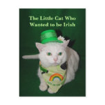 The Little Cat Who Wanted to be Irish postcards