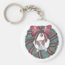 The Little Christmas Puppy Keychains