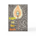 The Little Matchstick Girl Winter Solstice Card
