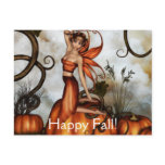 The Little Pumpkin Fairy Postcard by Emma Marlow