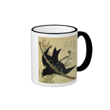 The Little Raven with the Minamoto clan sword Mugs