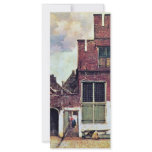 The Little Street,  By Johannes Vermeer rack cards