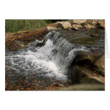 The Little Waterfall Greeting Card