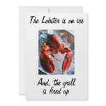 THE LOBSTER IS ON ICE INVITATION