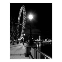 The London Eye At Night Post Cards