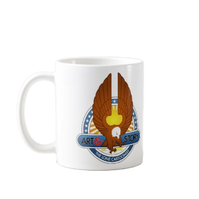 The Lone Cartoonist Mug by artandstorypodcast