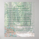 The Lord is my shepherd, Psalm 23, Version B Poster