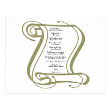The Lords Prayer Postcard