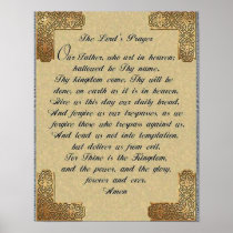 The Lords Prayer Poster,