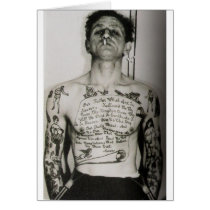 The Lord's Prayer (tattooed) Greeting Card