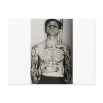 The Lord's Prayer (tattooed) Postcards