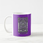 The Lord's Prayer vintage engraving (Purple) Coffee Mug