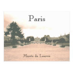 The Louvre Gardens Postcard