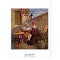The Love Letter By Carl Spitzweg postcards