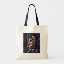 The Love Letter,  By Johannes Vermeer Bag