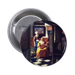 The Love Letter,  By Johannes Vermeer Button
