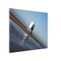 The Low Lighthouse, Burnham on Sea, Somerset, UK Gallery Wrapped Canvas
