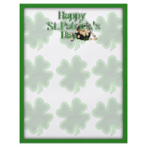 The Lucky Clovers & Pot of Gold Personalized Flyer