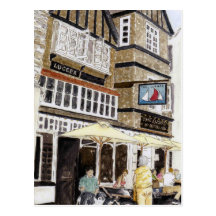 'The Lugger (Fowey)' Postcard