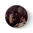 The Lunatic Asylum " By Hogarth William buttons