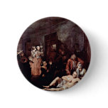 The Lunatic Asylum " By Hogarth William buttons