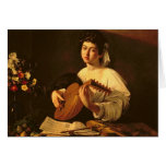 The Lute Player, c.1595 Greeting Card