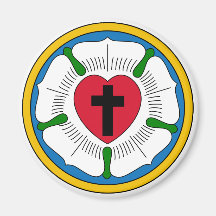 The Luther Rose Lutheranism Martin Luther Magnets