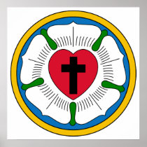 The Luther Rose Lutheranism Martin Luther Print