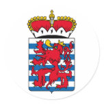 the  Luxembourg, Belgium Round Sticker