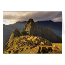 The Machu Picchu Site Near Cusco in Peru Greeting Cards