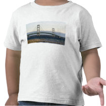 The Mackinac Bridge spanning the Straits of 4 Tshirts
